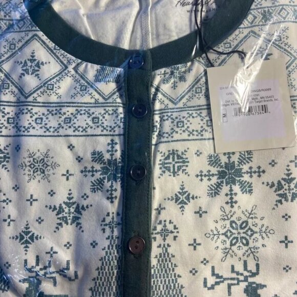 **Hearth & Hand** with Magnolia Christmas Holidays Pajama 100% Cotton M NWT - Picture 2 of 10